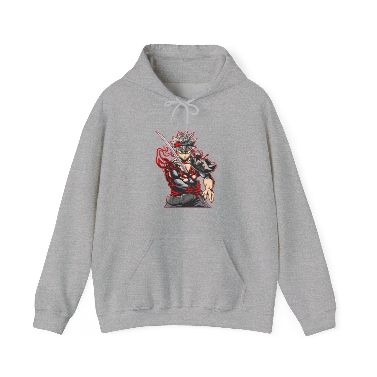 Asta Hoodie Black Clover Sword Demon Form Cursed Fire - Official Hoodies merchandise