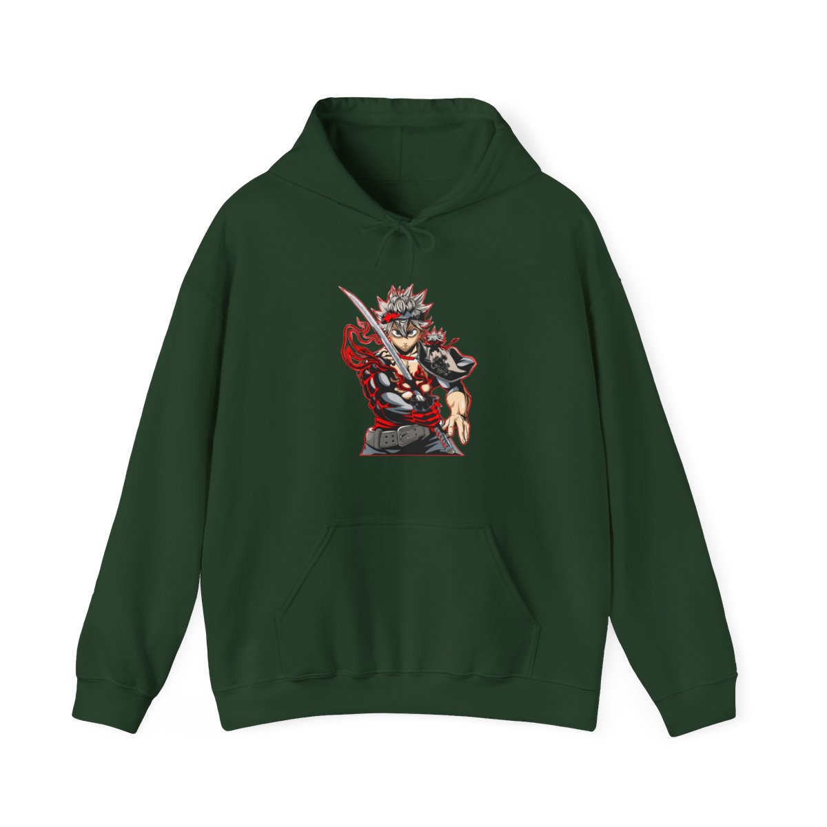 Asta Hoodie Black Clover Sword Demon Form Cursed Fire