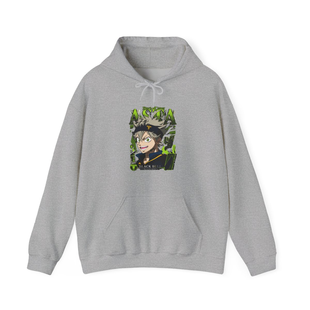 Asta Grimoire Hoodie Black Clover Green Magic Energy - Official Hoodies merchandise