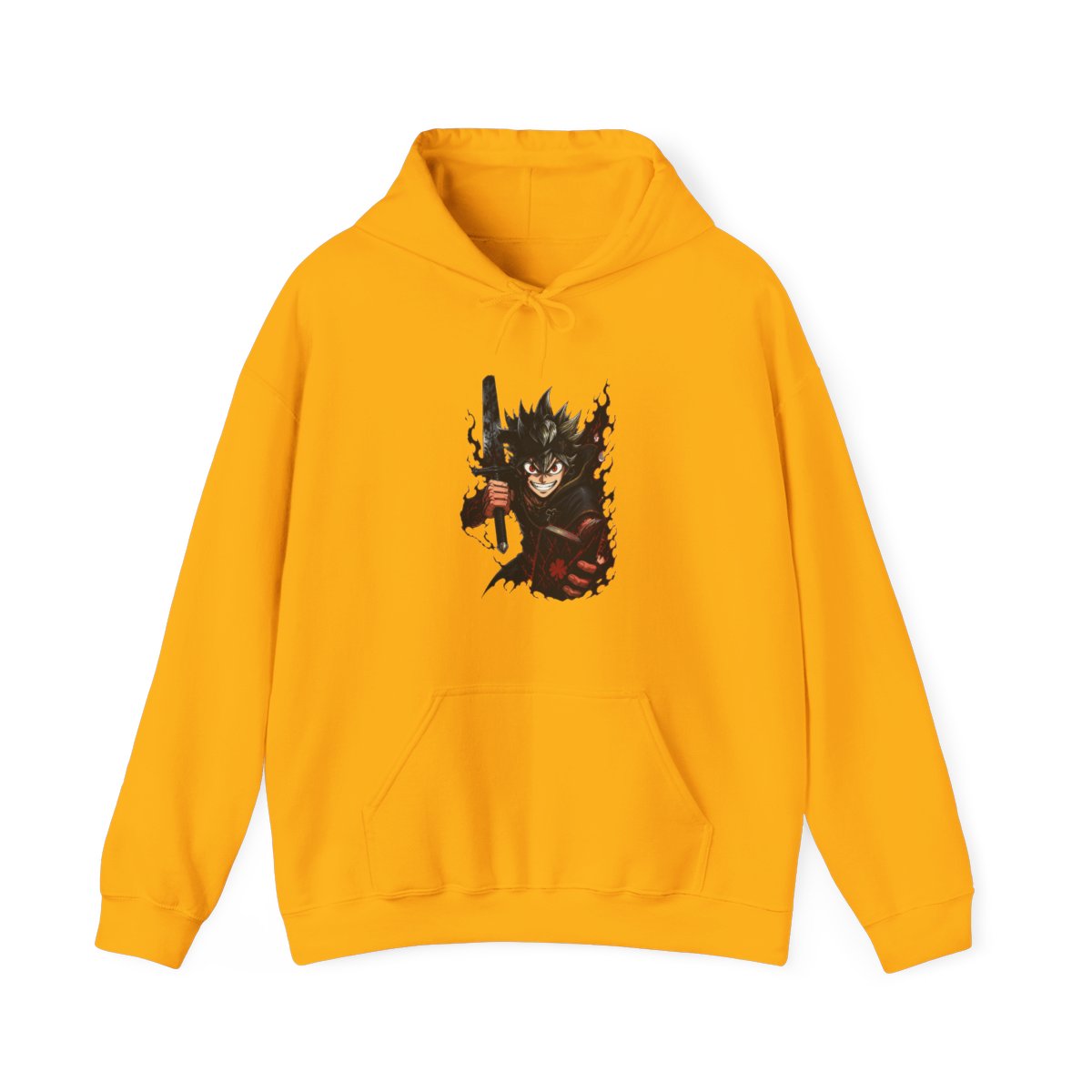 Asta & Liebe Black Clover Anti-Magic Devil Grimoire Hoodie - alternate angle 2, merchandise