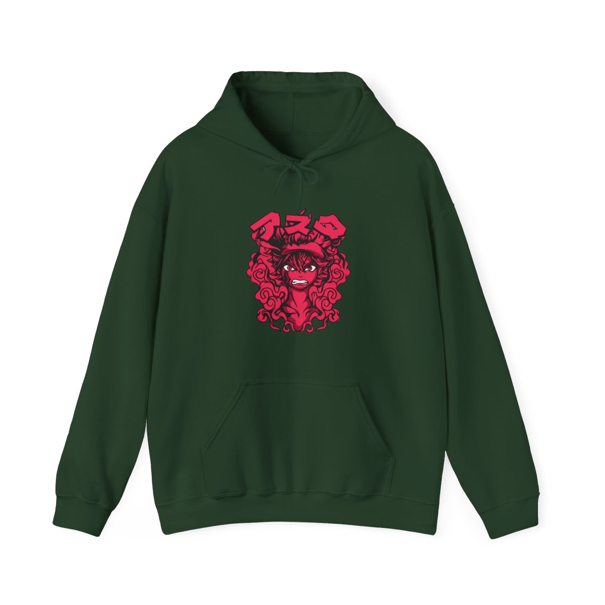 Asta Demon Rage Hoodie Black Clover Red Eyes Power