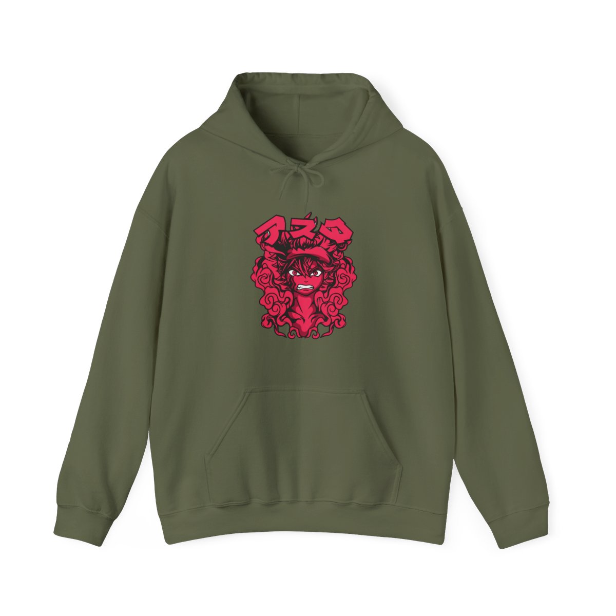 Asta Demon Rage Hoodie Black Clover Red Eyes Power - alternate angle 4, merchandise