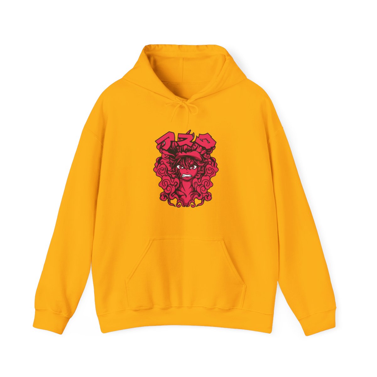 Asta Demon Rage Hoodie Black Clover Red Eyes Power - alternate angle 2, merchandise