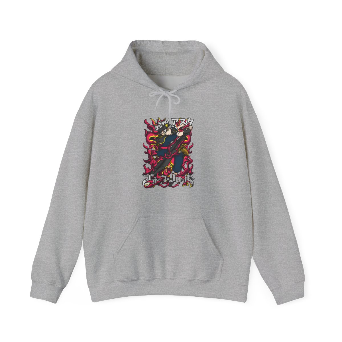 Asta Black Clover Hoodie Magic Sword Red Blade Stance - Official Hoodies merchandise