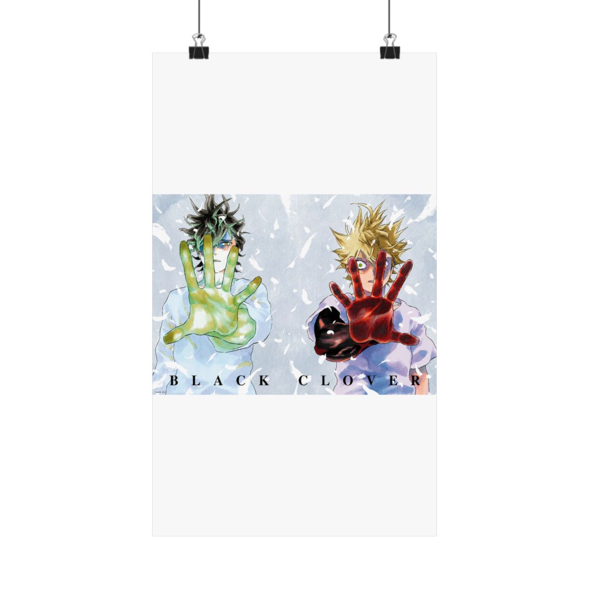 SaleLimitedPre-ownedPre-orderBack-orderOrder ClosedBlack Clover Mini Clear Poster BMovic - alternate angle 2, merchandise