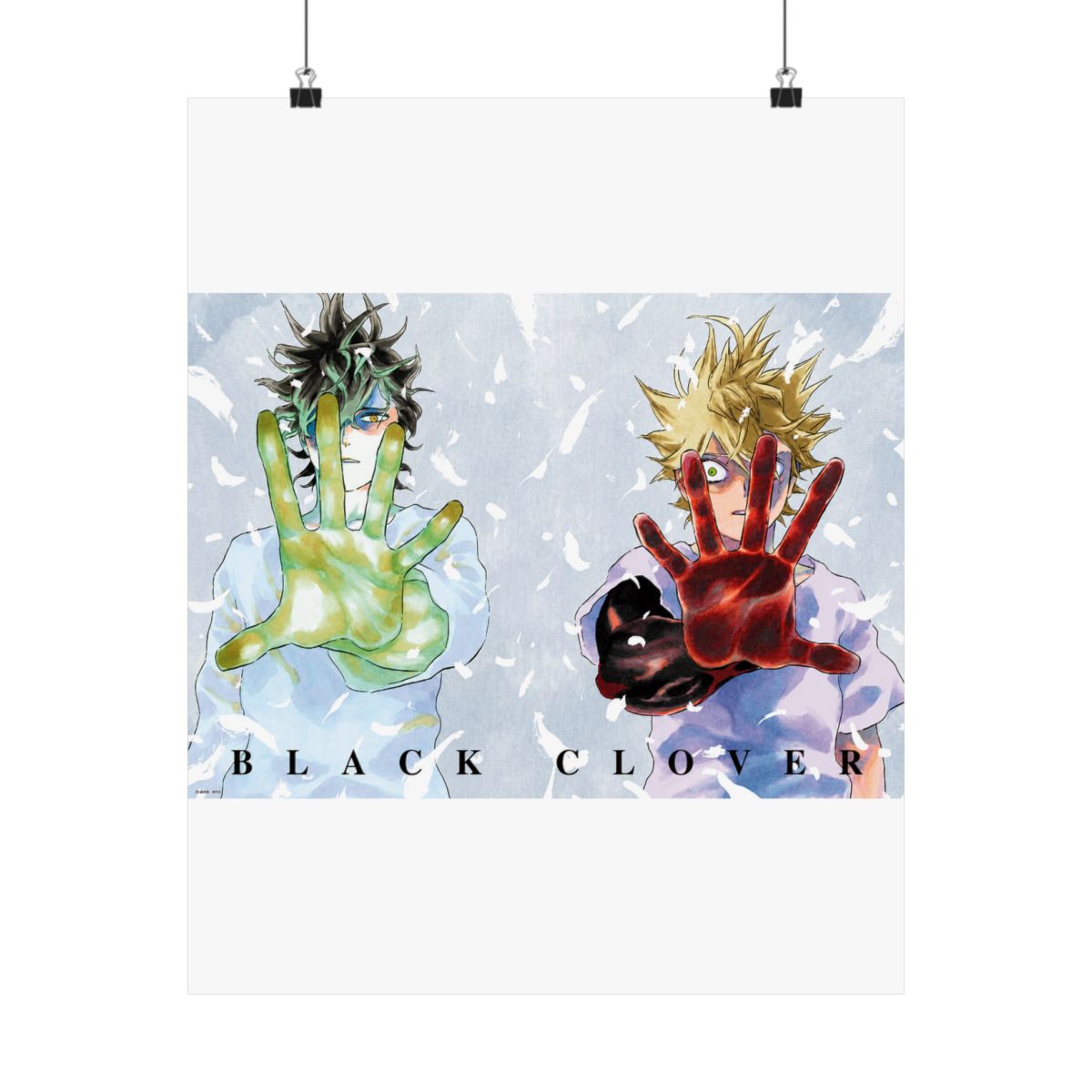 SaleLimitedPre-ownedPre-orderBack-orderOrder ClosedBlack Clover Mini Clear Poster BMovic - alternate angle 5, merchandise