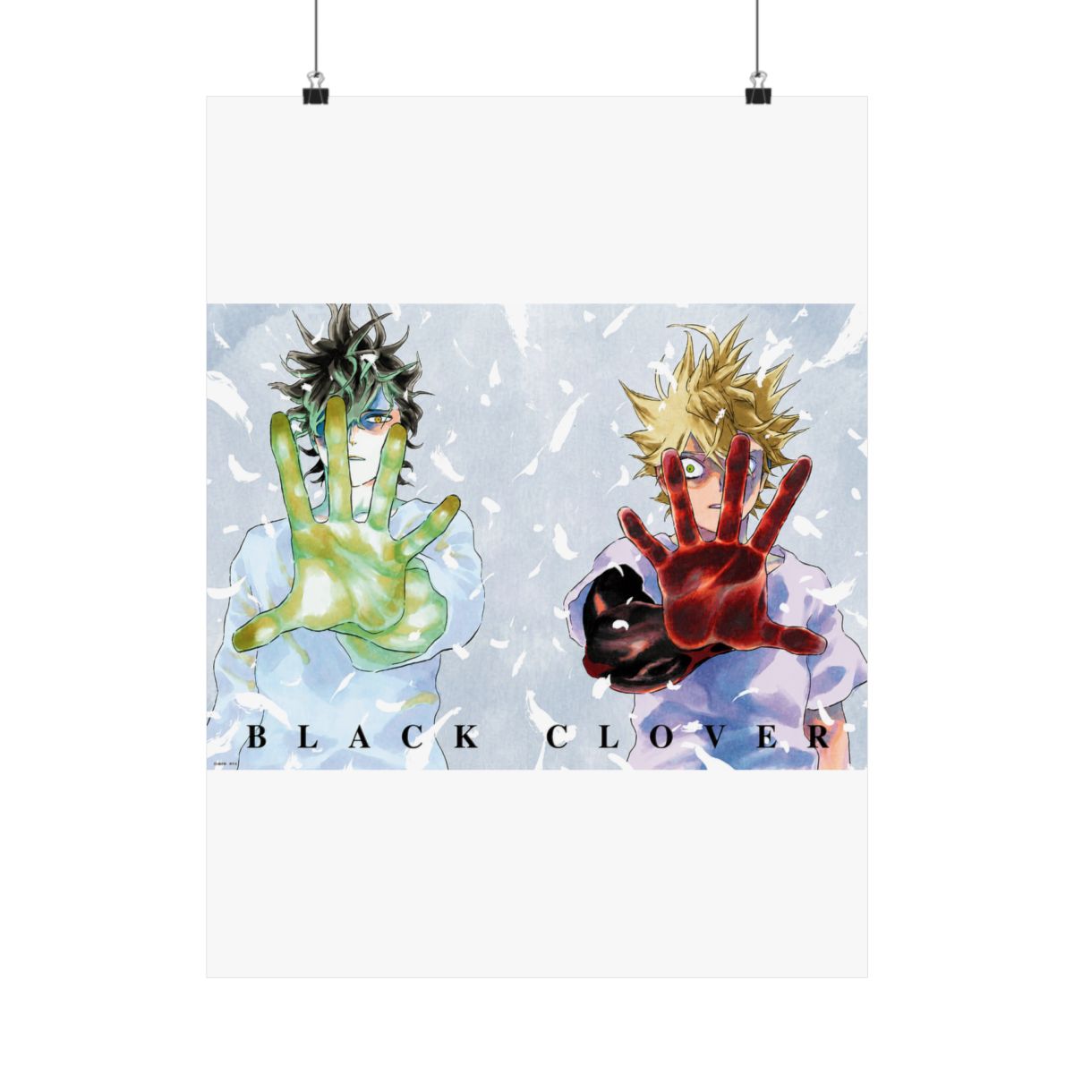 SaleLimitedPre-ownedPre-orderBack-orderOrder ClosedBlack Clover Mini Clear Poster BMovic - alternate angle 1, merchandise