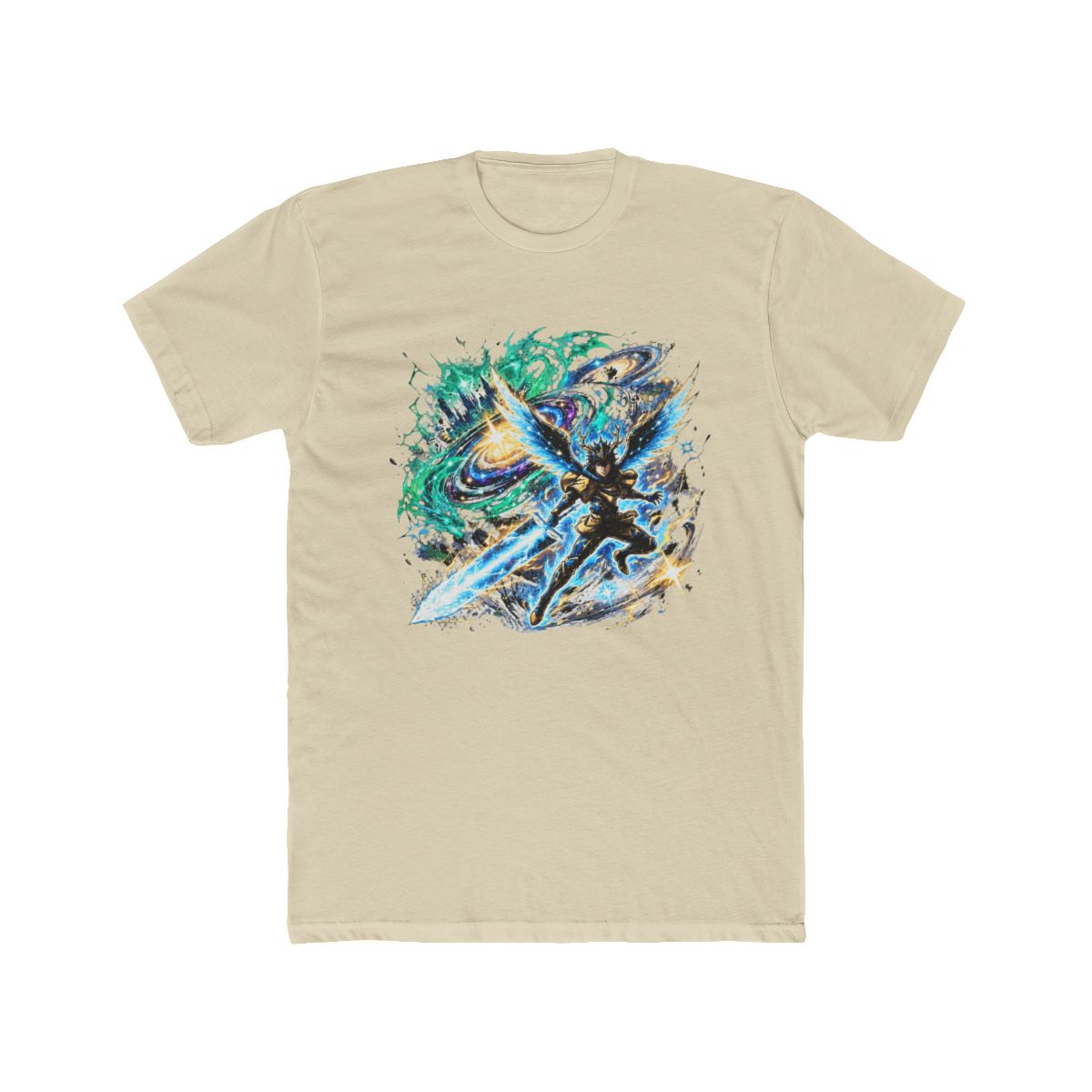 Yuno Unleashing Magic From Black Clover T Shirt - alternate angle 4, merchandise