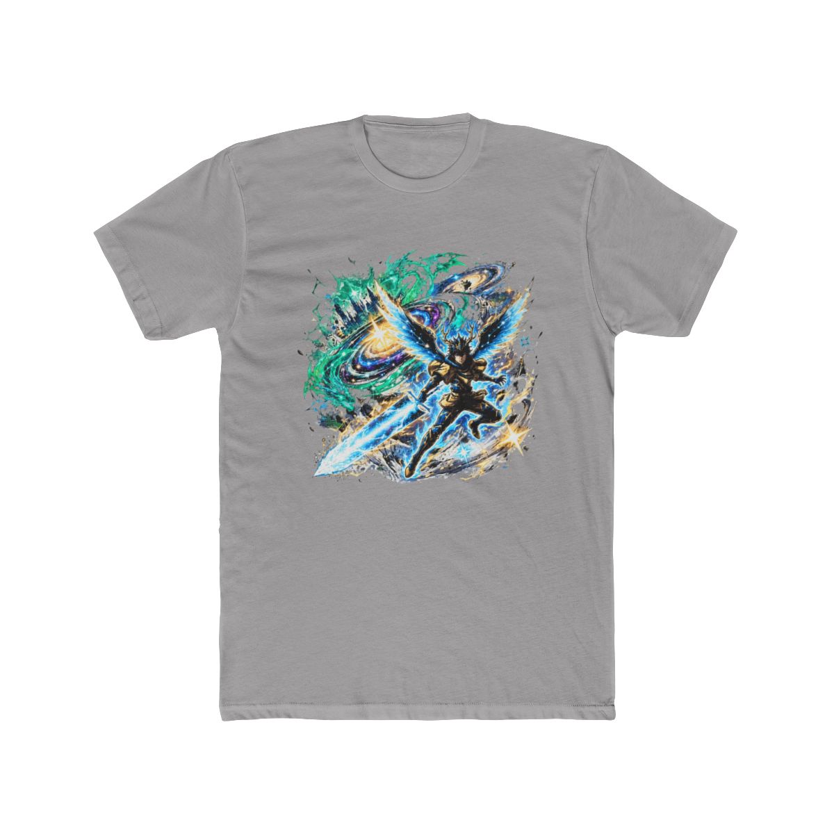 Yuno Unleashing Magic From Black Clover T Shirt - alternate angle 2, merchandise