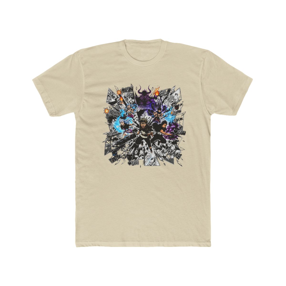 Black Clover Character Collage Art T Shirt - alternate angle 4, merchandise