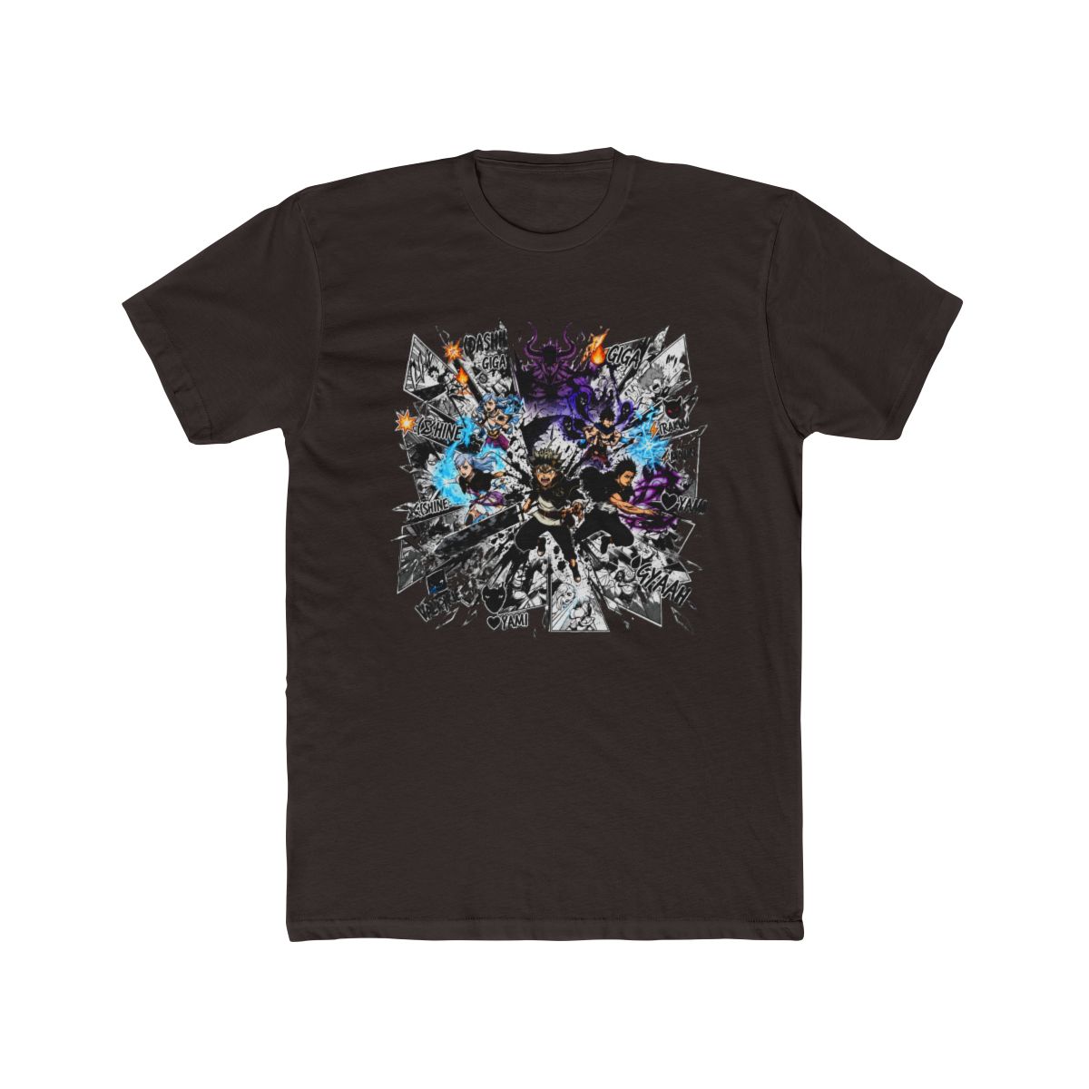 Black Clover Character Collage Art T Shirt - alternate angle 3, merchandise