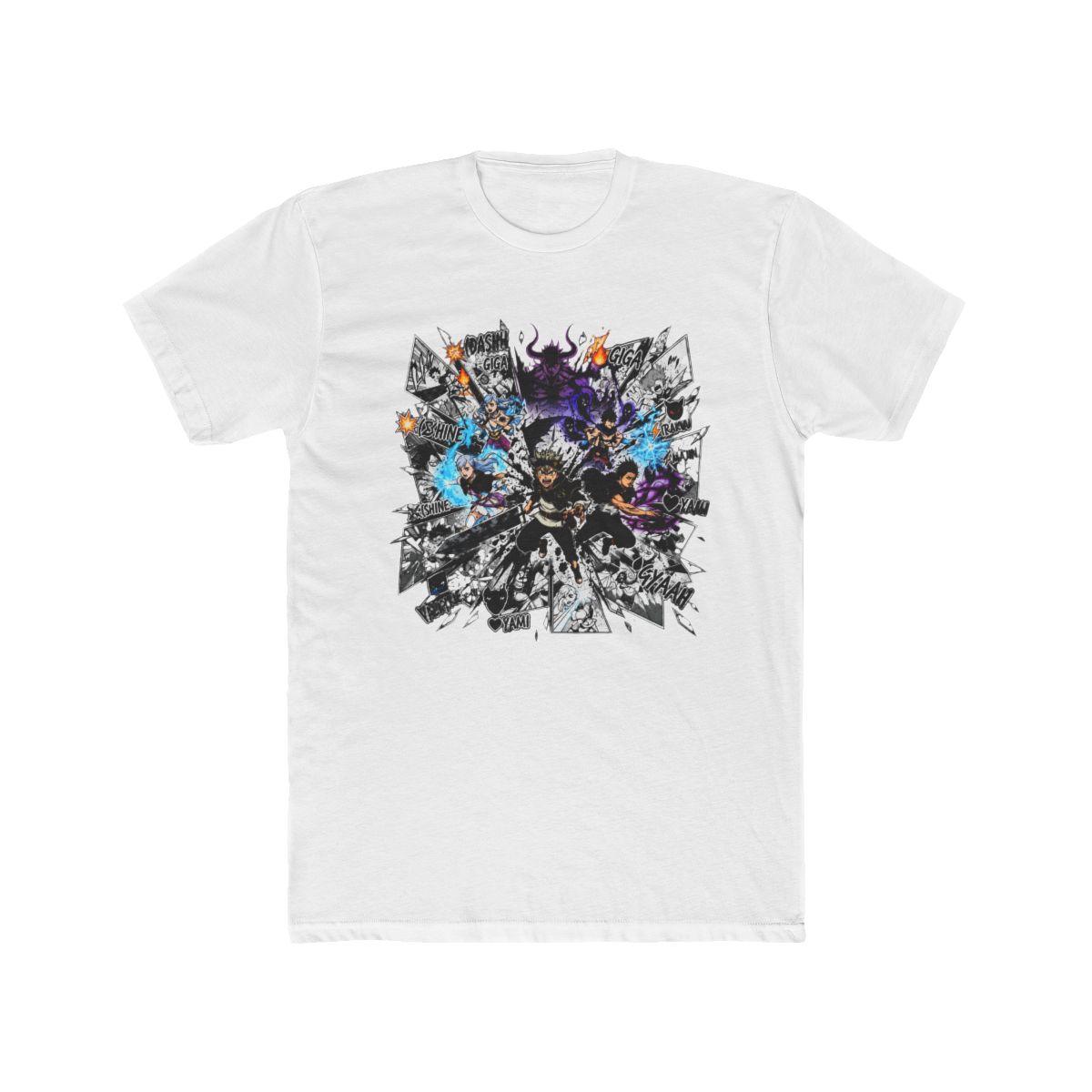 Black Clover Character Collage Art T Shirt - Official T-Shirts merchandise