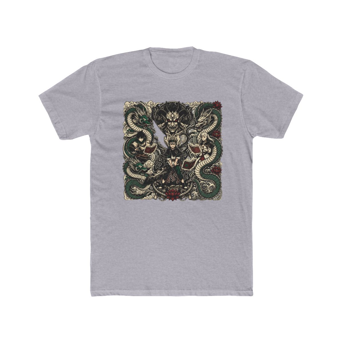 Asta And Yuno With Noelle Art T Shirt | Black Clover