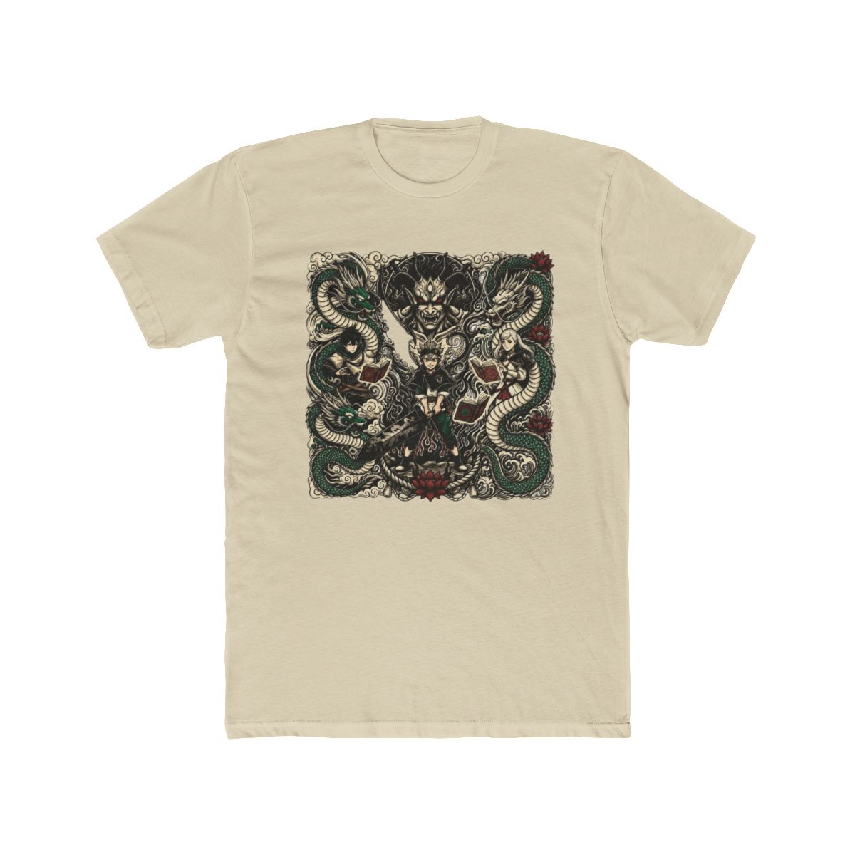 Asta And Yuno With Noelle Art T Shirt | Black Clover - alternate angle 4, merchandise