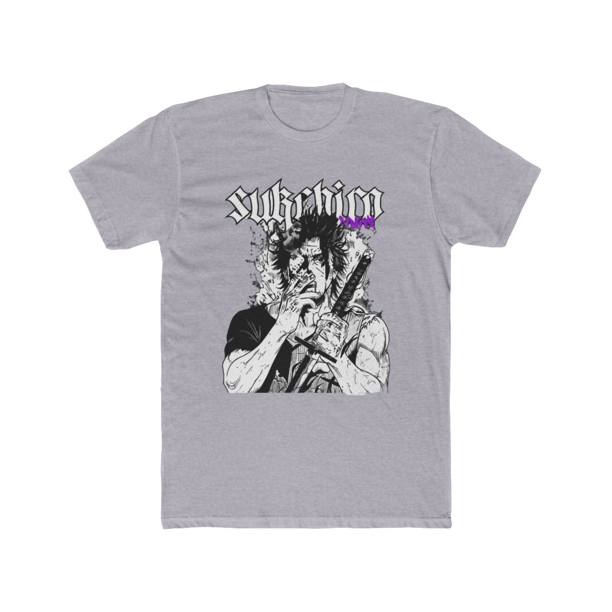 Camiseta Estampada Yami Sukehiro Black Clover Anime para Homens, Camiseta de Manga Curta, T Shirt Oversized de Algodão, Camiseta Lavada Masculina