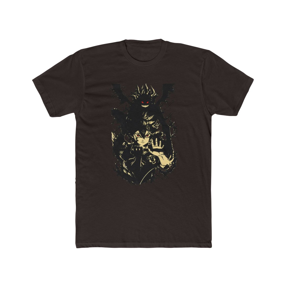 Camiseta Unissex Black Clover Asta Manga T Shirt de Algodão Lavado, Camiseta de Verão de Manga Curta Oversized, Streetwear - alternate angle 2, merchandise