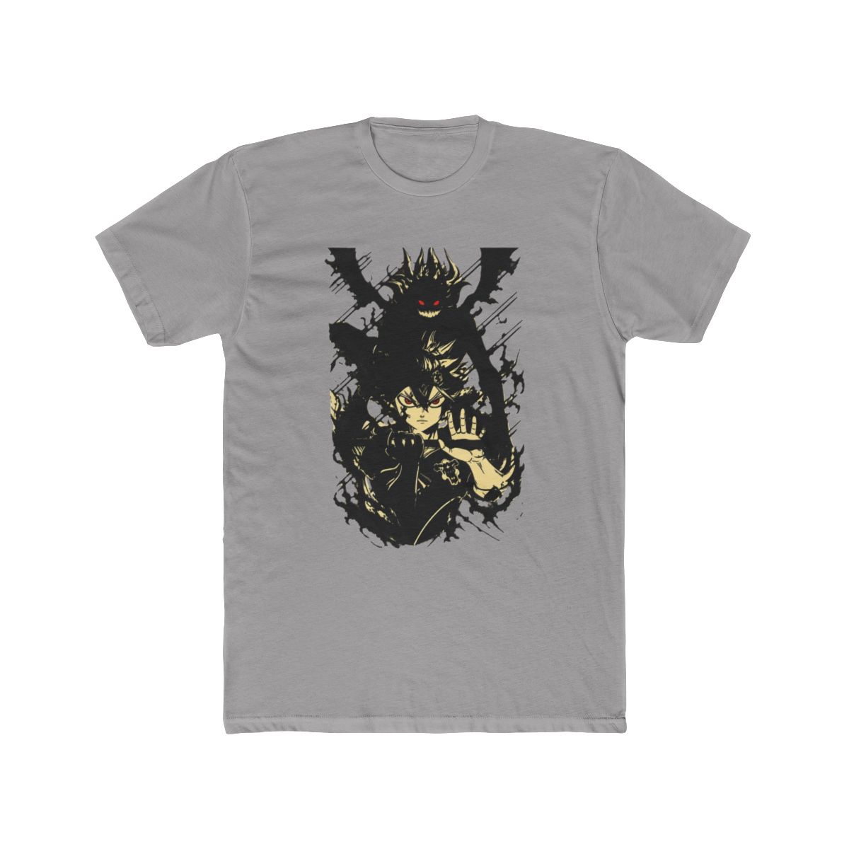 Camiseta Unissex Black Clover Asta Manga T Shirt de Algodão Lavado, Camiseta de Verão de Manga Curta Oversized, Streetwear - Official T-Shirts merchandise