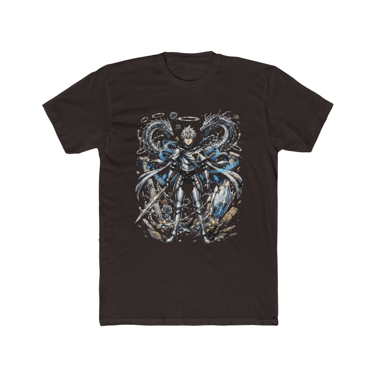 Nozel Silva From Black Clover T Shirt - alternate angle 3, merchandise