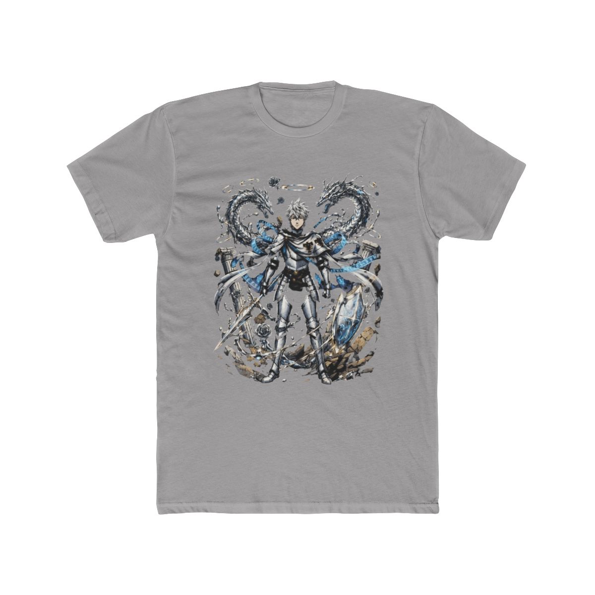 Nozel Silva From Black Clover T Shirt - alternate angle 2, merchandise