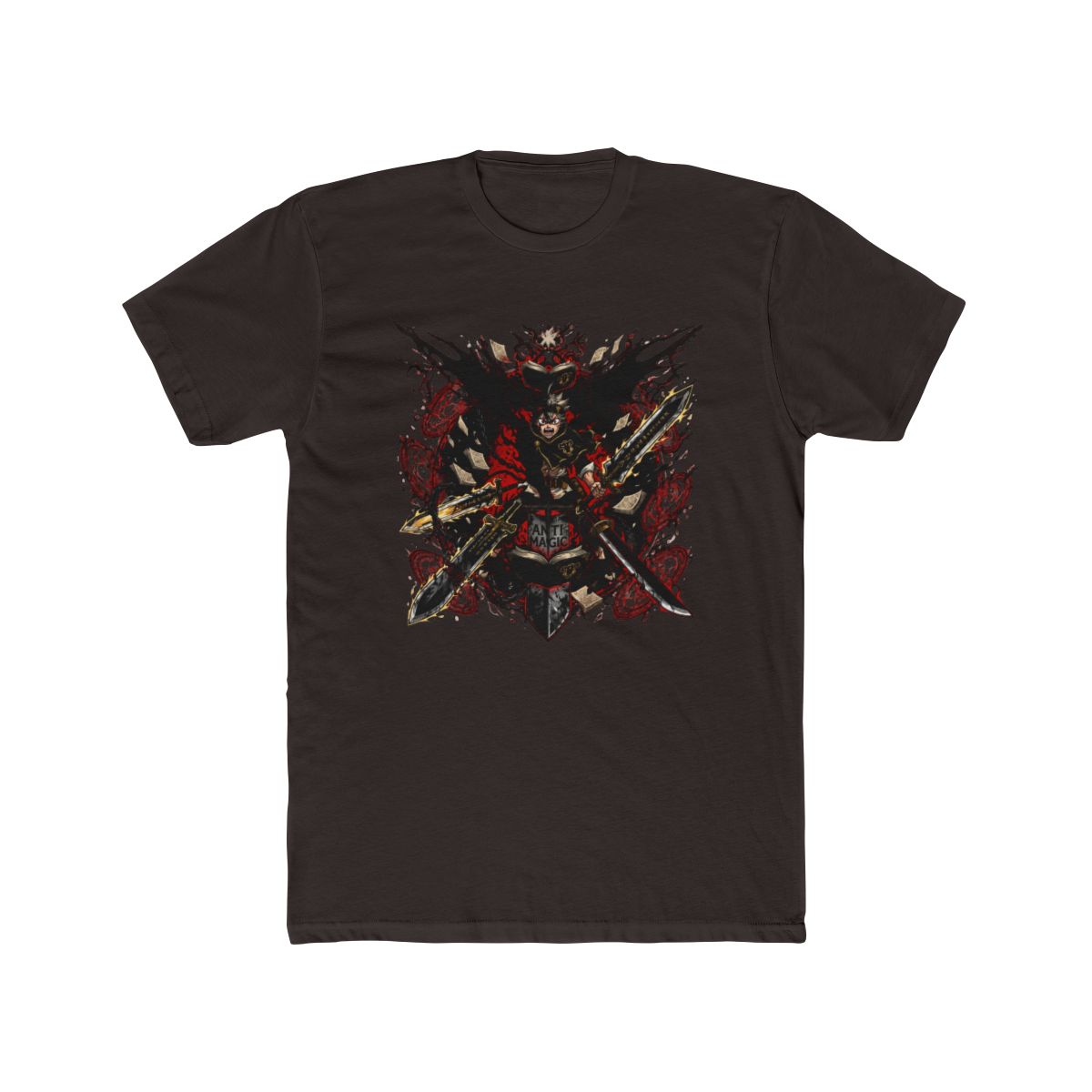 Asta With Anti Magic Swords T Shirt | Black Clover - alternate angle 3, merchandise