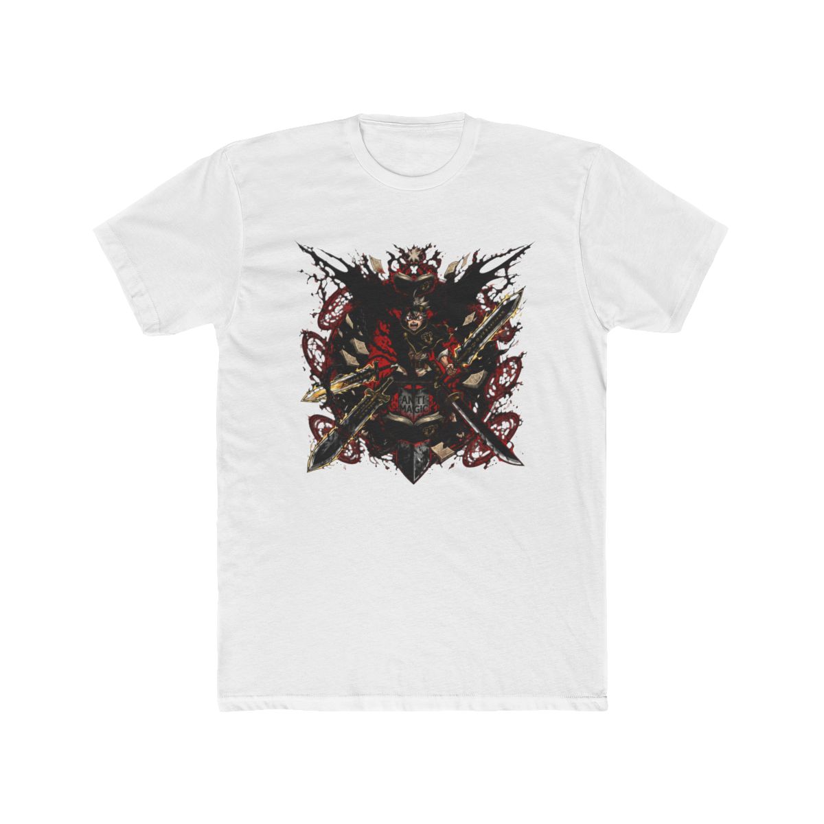 Asta With Anti Magic Swords T Shirt | Black Clover - Official T-Shirts merchandise