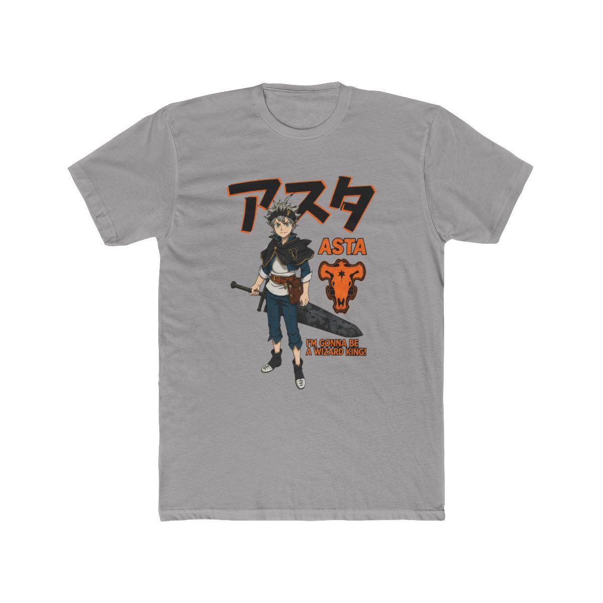 Black Clover Asta Portrait T Shirt - Official T-Shirts merchandise