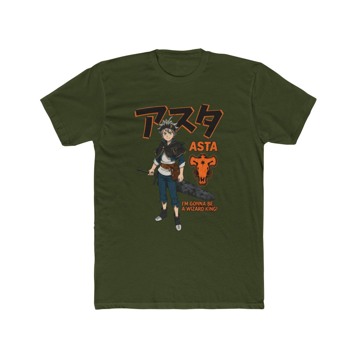 Black Clover Asta Portrait T Shirt - alternate angle 4, merchandise