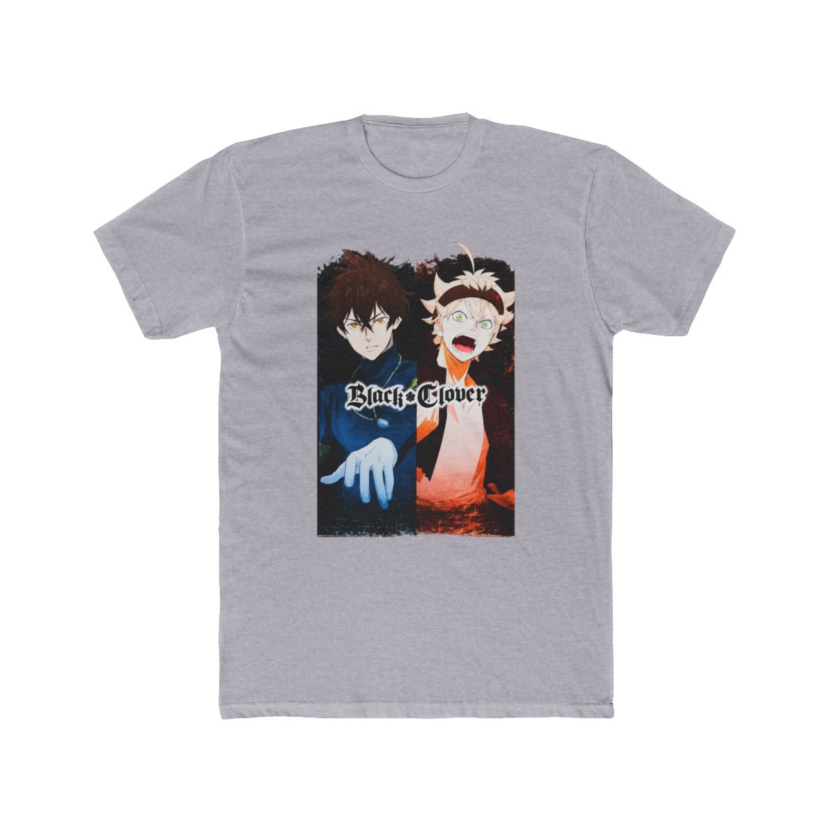 Black Clover Asta & Yuno Split Portrait T Shirt