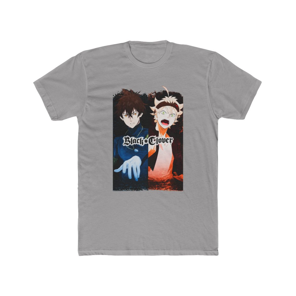 Black Clover Asta & Yuno Split Portrait T Shirt - Official T-Shirts merchandise