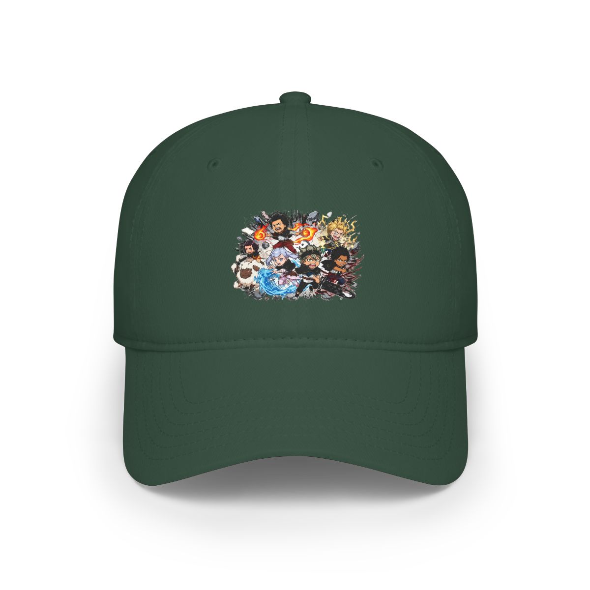 Black Clover Character Collage Art Hat - alternate angle 4, merchandise