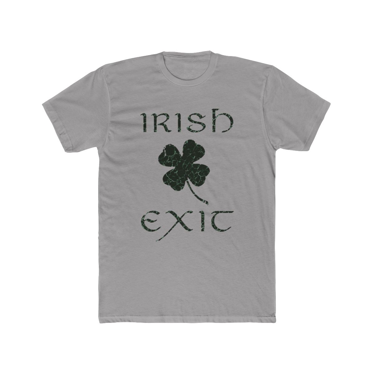 Irish Exit Black Clover Design T Shirt - alternate angle 2, merchandise