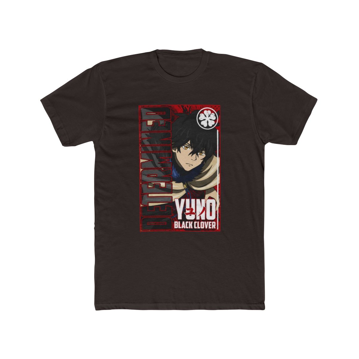 Yuno Determined Black Clover Streetwear T Shirt - alternate angle 2, merchandise