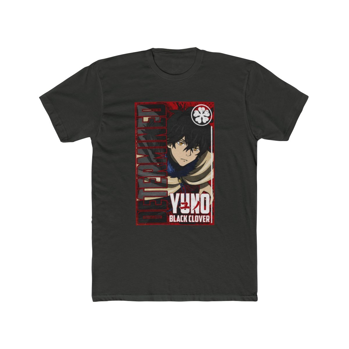 Yuno Determined Black Clover Streetwear T Shirt - alternate angle 5, merchandise