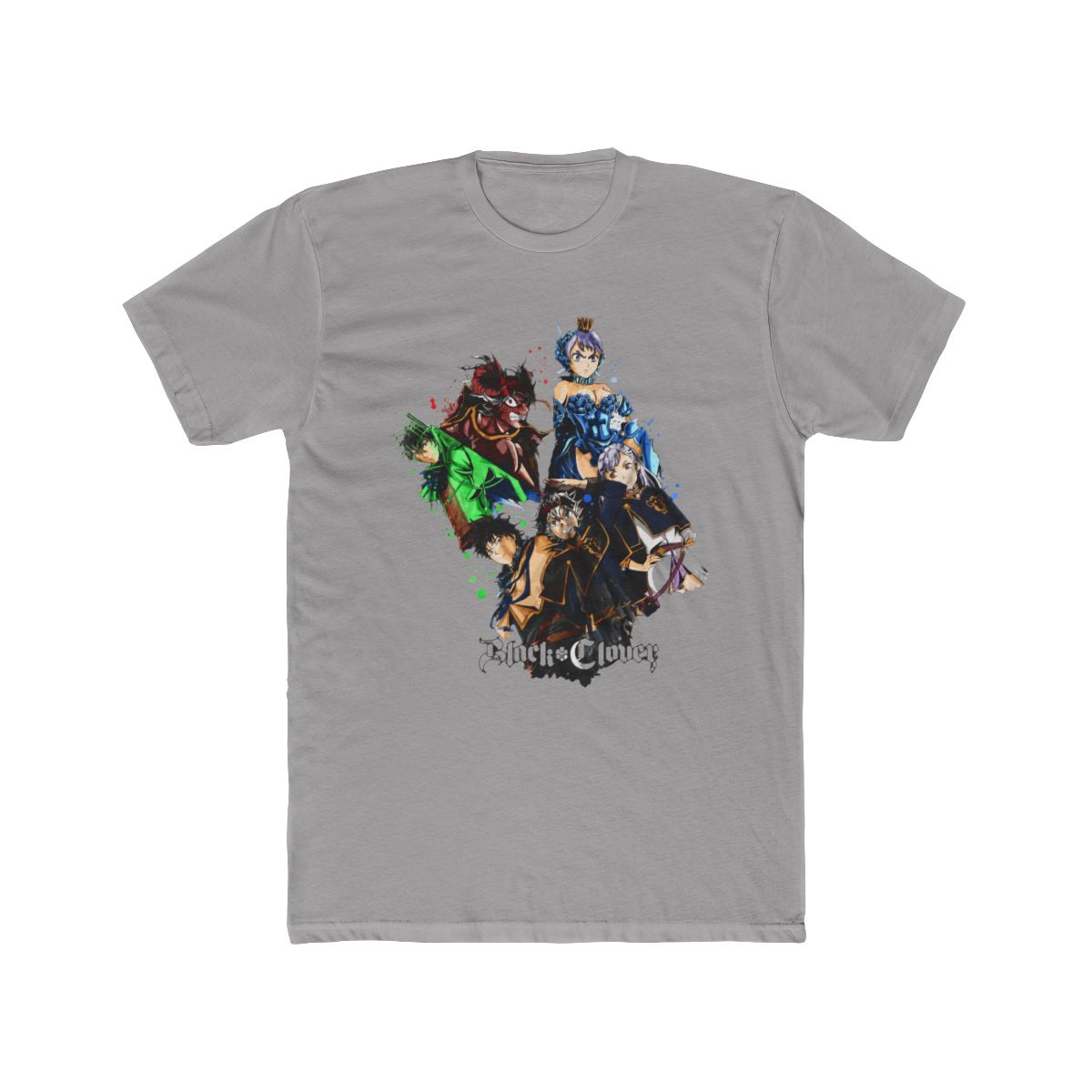 Black Clover Tshirt Asta Yami Sukehiro Yuno Tee Anime T Shirt Luck Voltia Shirt - alternate angle 2, merchandise