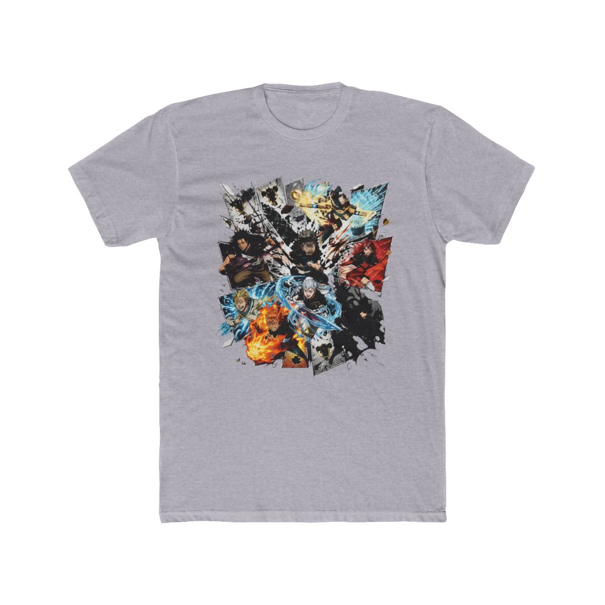 Black Clover Character Collage Art Long Sleeve T Shirt