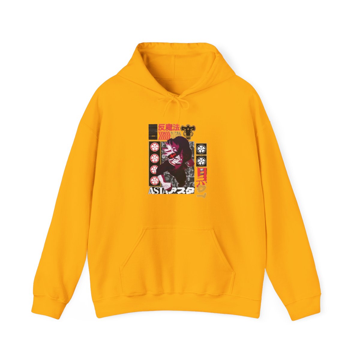 Asta V2 Black Clover Streetwear Hoodie | Anime Ape - alternate angle 2, merchandise
