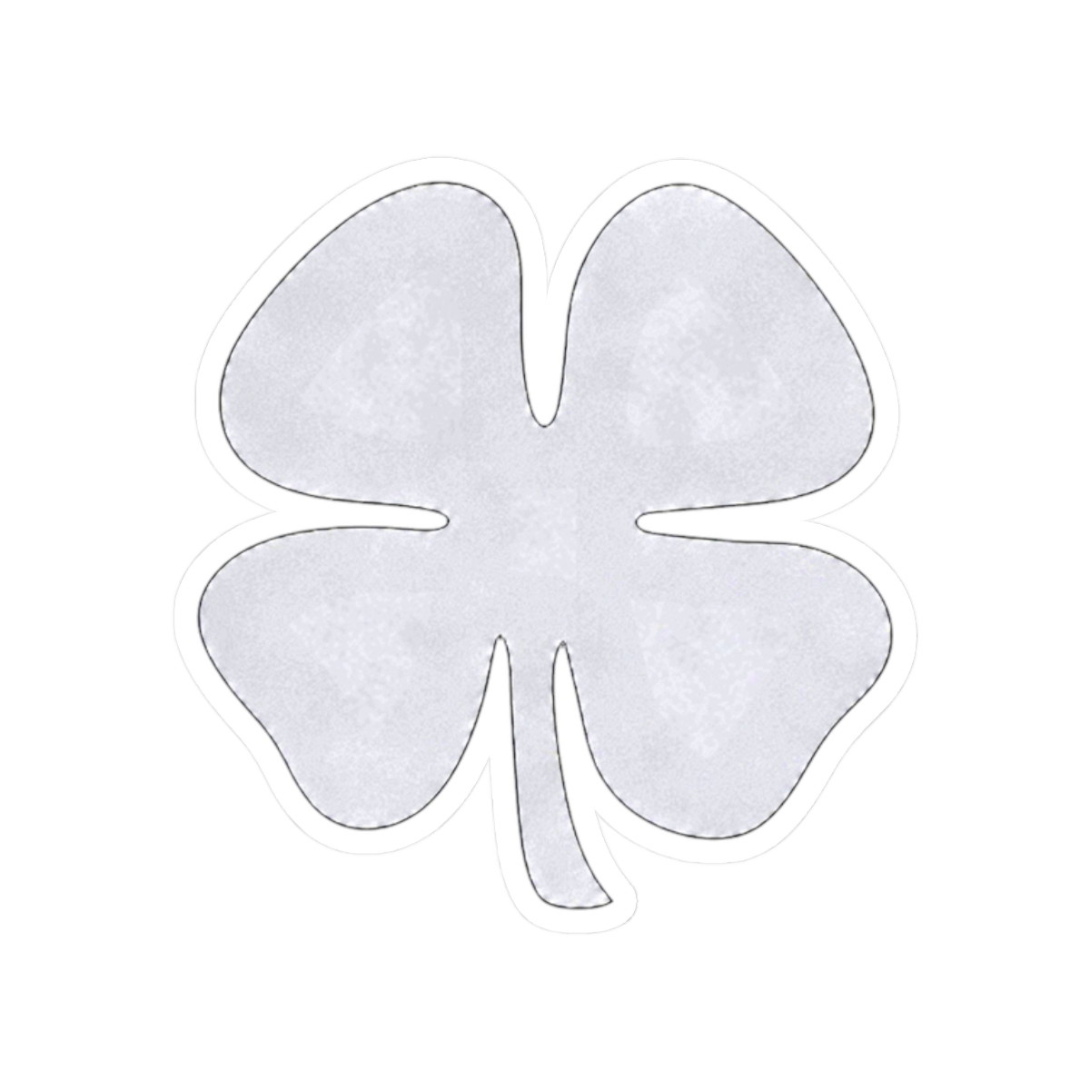 Black Clover extra large contour sticker - alternate angle 1, merchandise