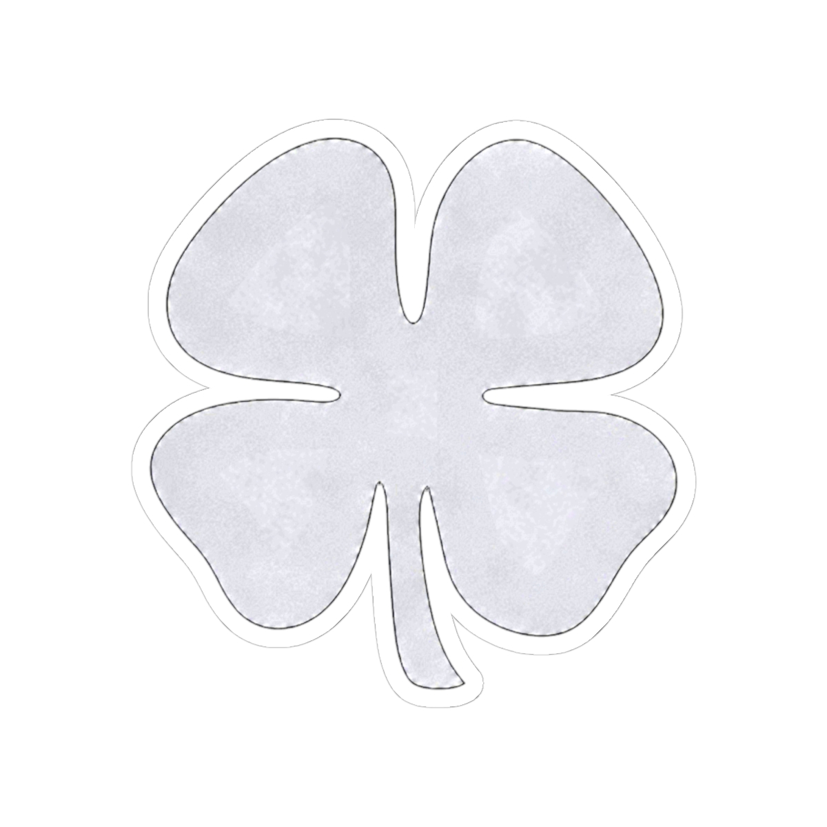 Black Clover extra large contour sticker - alternate angle 2, merchandise