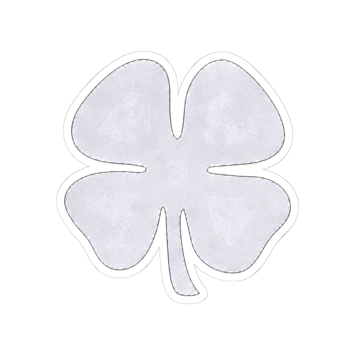 Black Clover extra large contour sticker