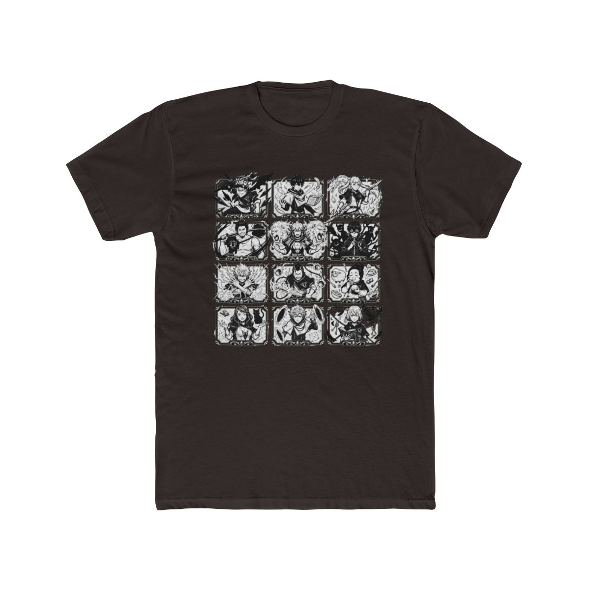 Black Clover Character Collage T Shirt - alternate angle 2, merchandise