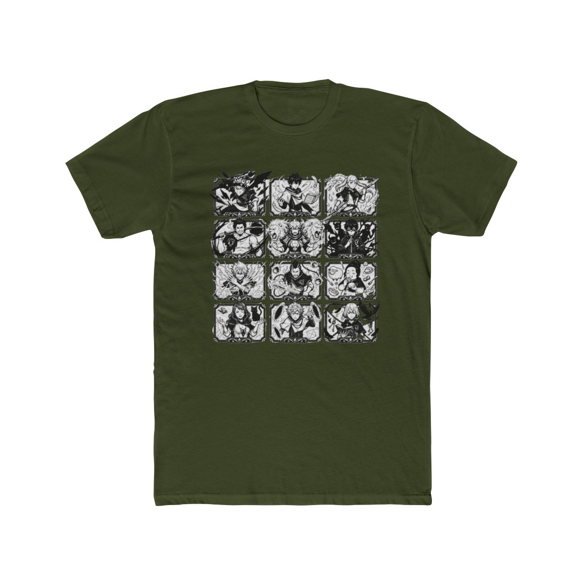 Black Clover Character Collage T Shirt - alternate angle 5, merchandise